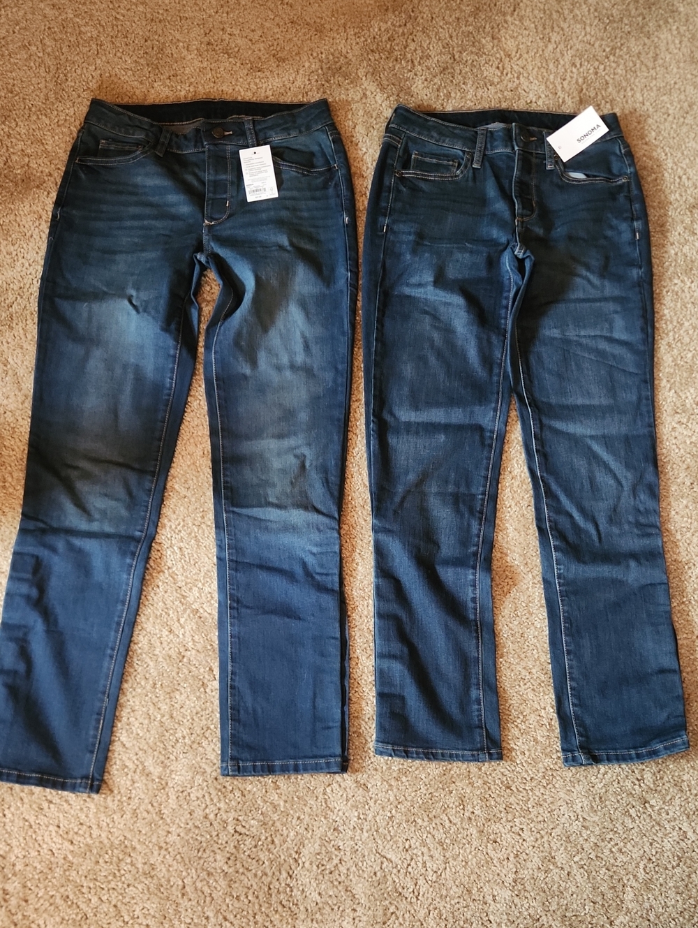 Sonoma Women's Blue Stretch Jeans (Set Of 2)